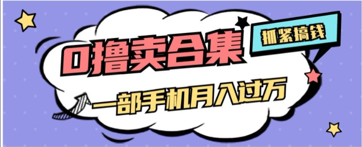 0撸项目月入过万，售卖全套ai工具合集，一单29.9元，一部手机即可【揭秘】-成长印记