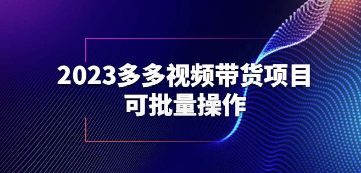 2023多多视频带货项目，可批量操作【保姆级教学】【揭秘】-成长印记