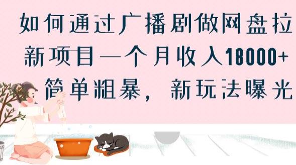 如何通过广播剧做网盘拉新项目一个月收入18000+，简单粗暴，新玩法曝光【揭秘】-成长印记