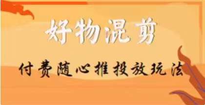 【万三】好物混剪付费随心推投放玩法，随心投放小课抖音教程-成长印记