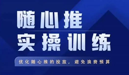 飞哥·随心推实操训练，优化随心推投放，避免浪费预算-成长印记