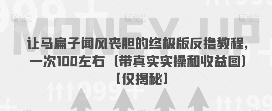 让马扁子闻风丧胆的终极版反撸教程，一次100左右（带真实实操和收益图）【仅揭秘】-成长印记