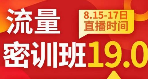 秋秋线上流量密训班19.0，打通流量关卡，线上也能实战流量破局-成长印记