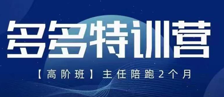 纪主任·5月最新多多特训营高阶班，玩法落地实操，多多全掌握-成长印记