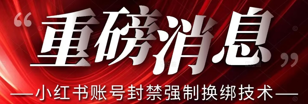 【最新】小红书账号封禁强制换绑技术可日赚300-成长印记