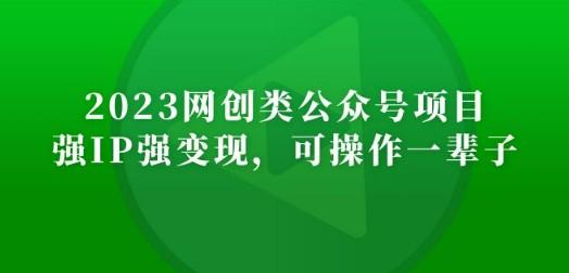 2023网创类公众号月入过万项目，强IP强变现，可操作一辈子-成长印记