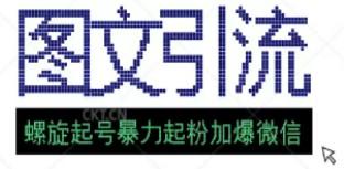 23年价值1980的图文引流创业粉螺旋起好技术暴力起粉加爆微信-成长印记