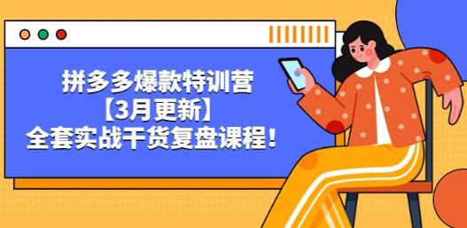 拼多多爆款特训营【3月更新】，全套实战干货-成长印记