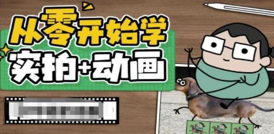 从零开始学实拍加动画，实拍加动画创意教程（49节视频课）-成长印记