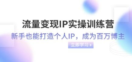 流量变现-IP实操训练营：新手也能打造个人IP，成为百万 博主（46节课）-成长印记