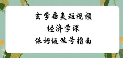 玄学垂类短视频经济学课，保姆级做号指南（8节课）-成长印记