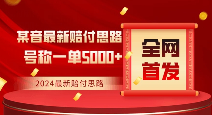 全网首发，2024最新抖音赔付项目，号称一单5000+保姆级拆解【仅揭秘】-成长印记