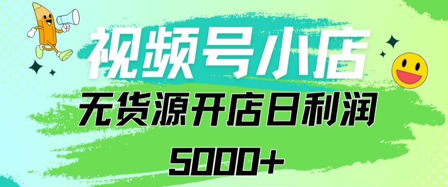 视频号无货源小店从0到1日订单量千单以上纯利润稳稳5000+【揭秘】-成长印记