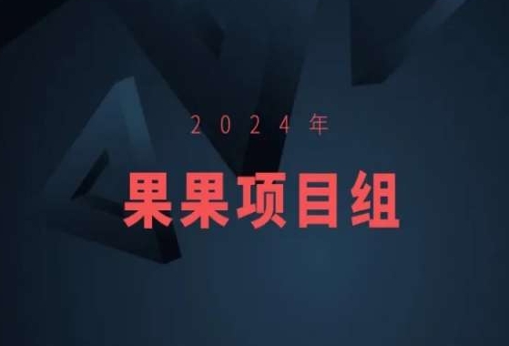 2024年果果项目组项目合集-果果最新项目-成长印记