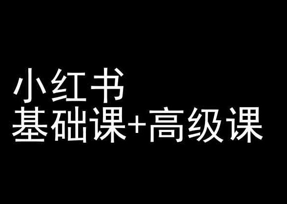 小红书基础课+高级课-小红书运营教程-成长印记