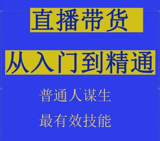 2024抖音直播带货直播间拆解抖运营从入门到精通，普通人谋生最有效技能-成长印记