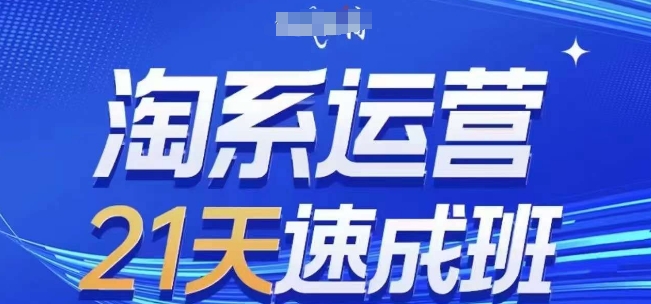 淘系运营21天速成班(更新24年7月)，0基础轻松搞定淘系运营，不做假把式-成长印记