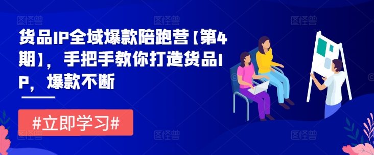 货品IP全域爆款陪跑营【第4期】，手把手教你打造货品IP，爆款不断-成长印记