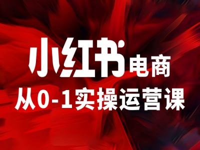 小红书电商从0-1实操运营课，让你从小白到精英-成长印记