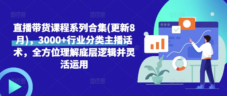 直播带货课程系列合集(更新8月)，3000+行业分类主播话术，全方位理解底层逻辑并灵活运用-成长印记