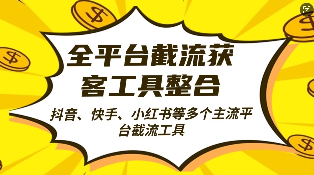 全平台截流获客工县整合全自动引流，日引2000+精准客户【揭秘】-成长印记