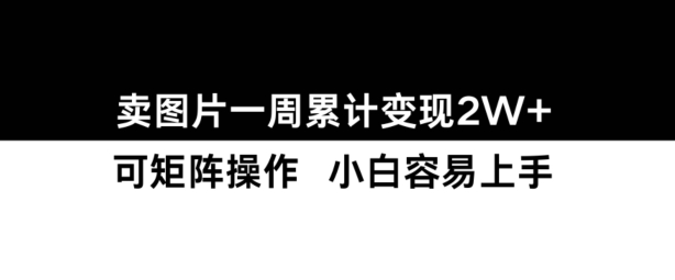 小红书【卖图片】一周累计变现2W+小白易上手-成长印记