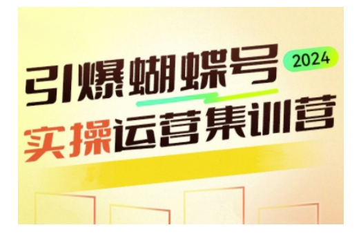 引爆蝴蝶号实操运营，助力你深度掌握蝴蝶号运营，实现高效实操，开启流量变现之路-成长印记